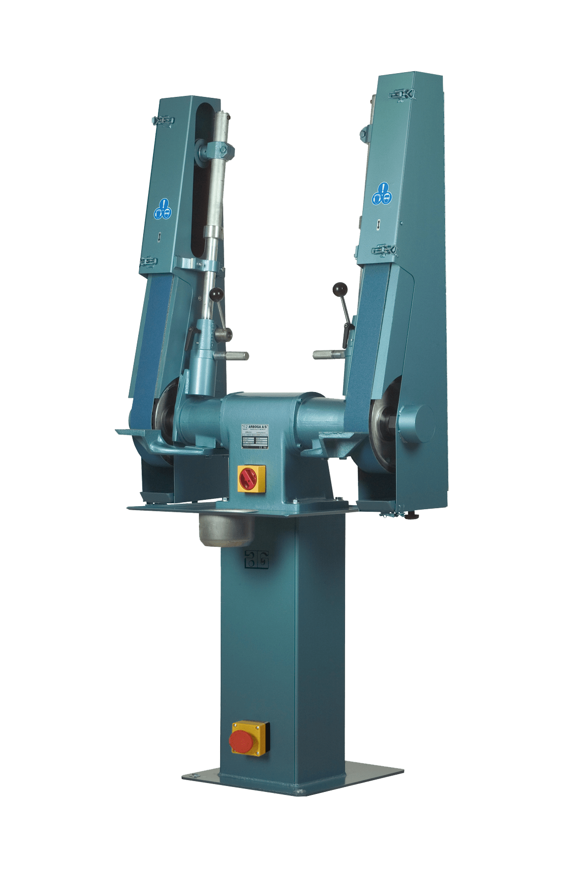 Arboga Bench grinder with belt arms two sides